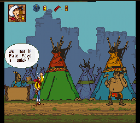 Lucky Luke Screenshot 31 (Super Nintendo (EU Version))