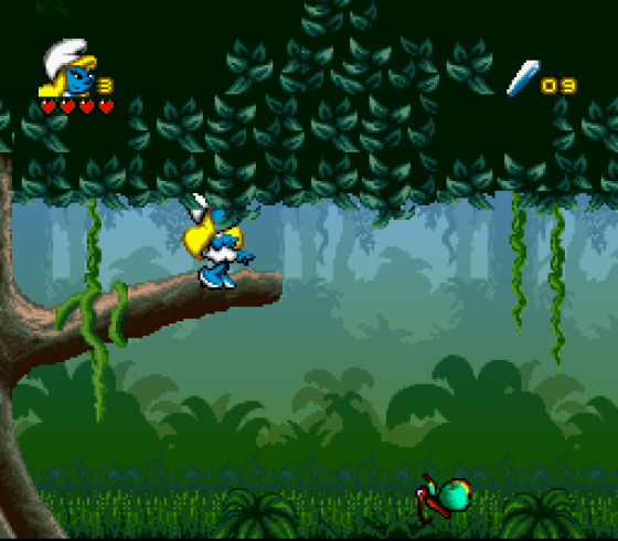 The Smurfs Travel The World Screenshot 5 (Super Nintendo (EU Version))