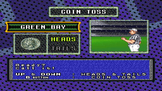 Sterling Sharpe: End 2 End Screenshot 13 (Super Nintendo (US Version))