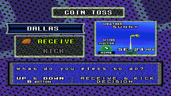 Sterling Sharpe: End 2 End Screenshot 14 (Super Nintendo (US Version))