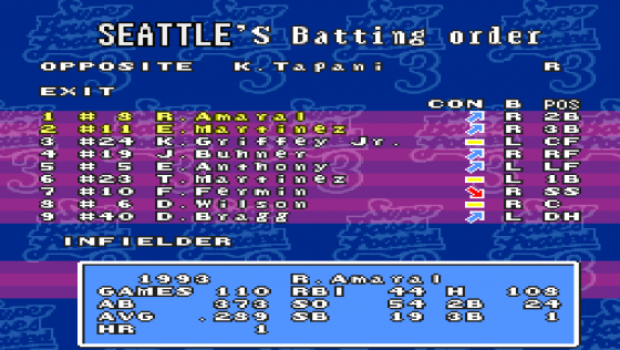 Super Bases Loaded 3: License To Steal Screenshot 26 (Super Nintendo (US Version))