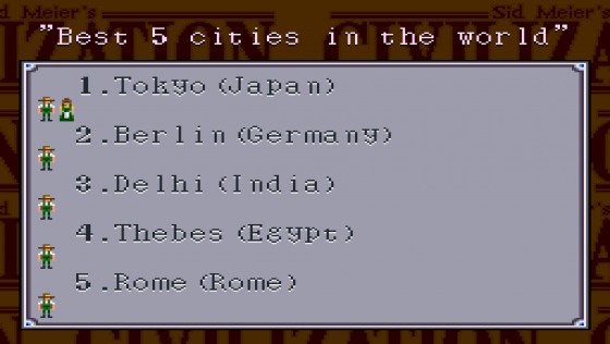 Sid Meier's Civilization Screenshot 20 (Super Nintendo (US Version))