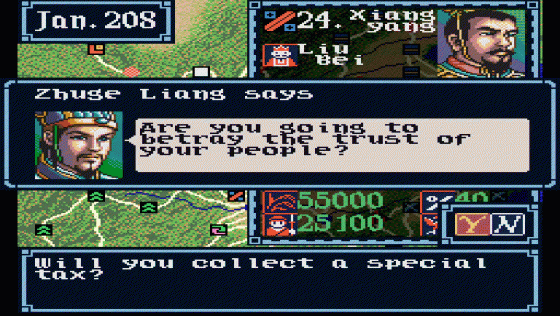 Romance Of The Three Kingdoms III: Dragon Of Destiny Screenshot 5 (Super Nintendo (US Version))