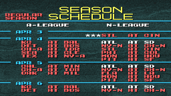 Tecmo Super Baseball Screenshot 12 (Super Nintendo (US Version))