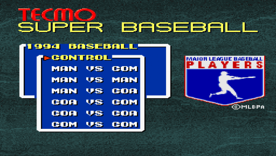 Tecmo Super Baseball Screenshot 20 (Super Nintendo (US Version))