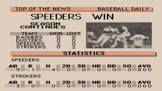 Relief Pitcher Screenshot 21 (Super Nintendo (US Version))