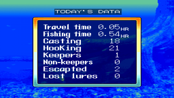 Mark Davis' The Fishing Master Screenshot 10 (Super Nintendo (US Version))