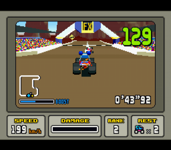 Stunt Race FX Screenshot 7 (Super Nintendo (US Version))