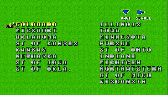 Super Play Action Football Screenshot 20 (Super Nintendo (US Version))