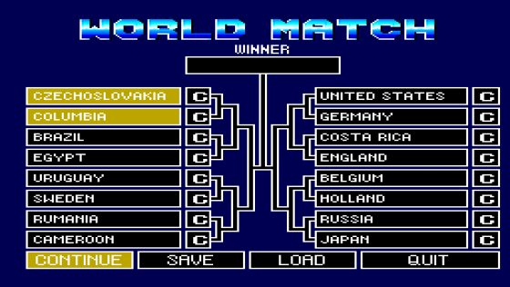 World League Soccer Screenshot 32 (Super Nintendo (US Version))