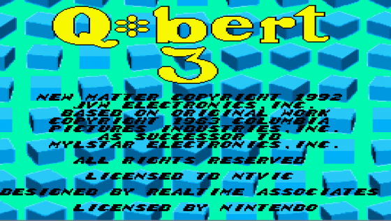 Q*Bert 3 Screenshot 10 (Super Nintendo (US Version))