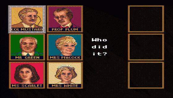 Clue! Screenshot 5 (Super Nintendo (US Version))