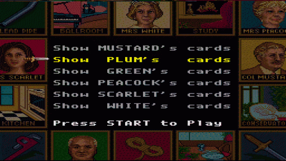 Clue Screenshot 10 (Super Nintendo (US Version))