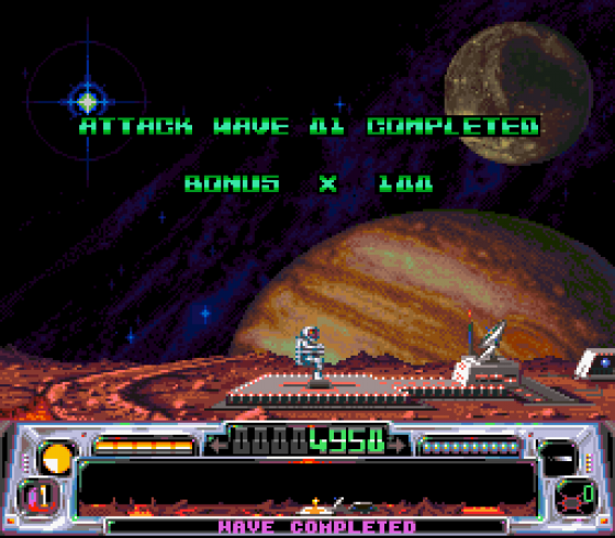 Archer Maclean's Super Dropzone Screenshot 5 (Super Nintendo (EU Version))