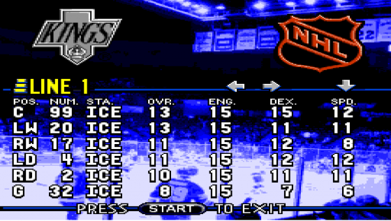 ESPN National Hockey Night Screenshot 6 (Super Nintendo (US Version))