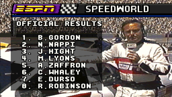 ESPN Speed World Screenshot 7 (Super Nintendo (US Version))