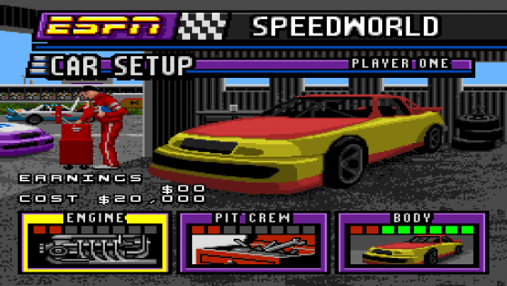 ESPN Speed World Screenshot 10 (Super Nintendo (US Version))