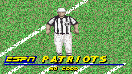 ESPN Sunday Night NFL Screenshot 17 (Super Nintendo (US Version))