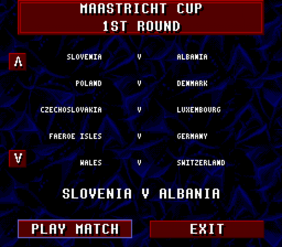 Manchester United Championship Soccer Screenshot 36 (Super Nintendo (EU Version))