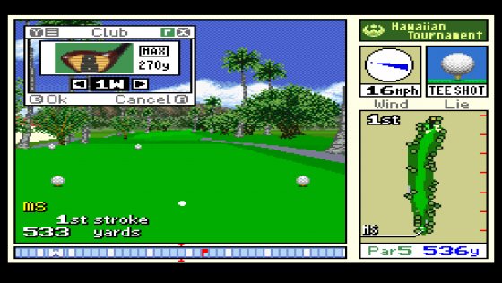 True Golf Classics: Waialae Country Club Screenshot 14 (Super Nintendo (US Version))