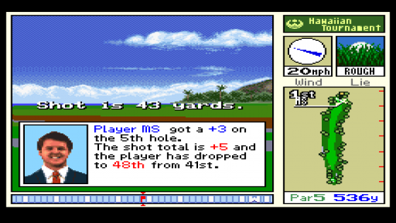 True Golf Classics: Waialae Country Club Screenshot 19 (Super Nintendo (US Version))