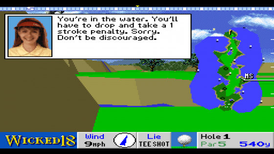 True Golf Resort: Wicked 18 Screenshot 5 (Super Nintendo (US Version))