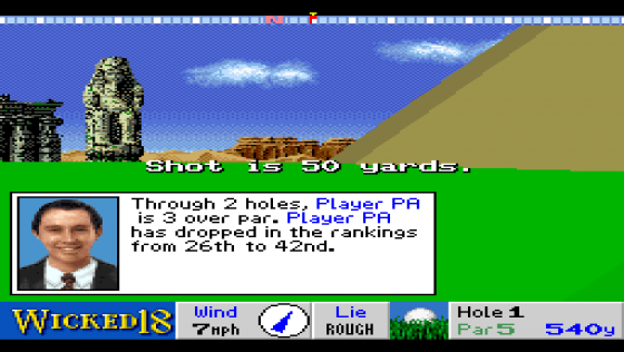 True Golf Resort: Wicked 18 Screenshot 6 (Super Nintendo (US Version))