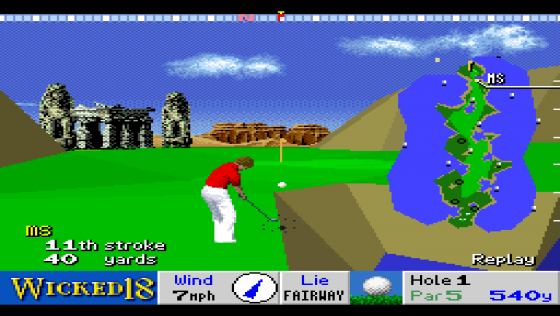 True Golf Resort: Wicked 18 Screenshot 8 (Super Nintendo (US Version))