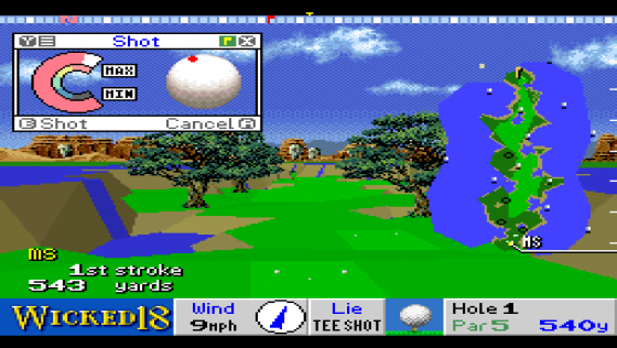 True Golf Resort: Wicked 18 Screenshot 17 (Super Nintendo (US Version))