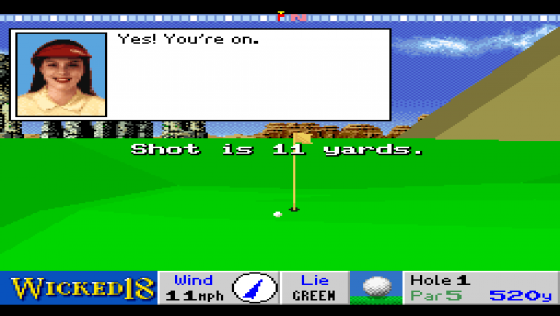 True Golf Resort: Wicked 18 Screenshot 18 (Super Nintendo (US Version))