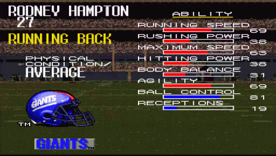 Tecmo Super Bowl III: Final Edition Screenshot 11 (Super Nintendo (US Version))