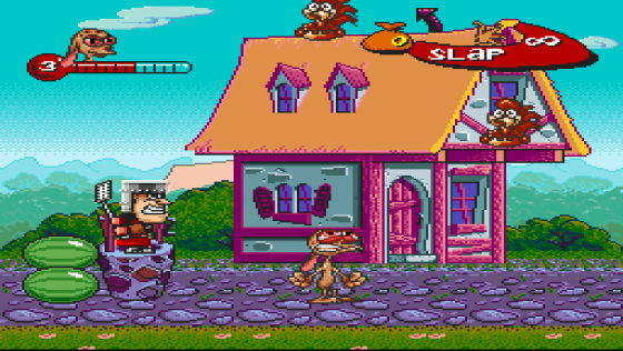 The Ren & Stimpy Show: Buckaroo$! Screenshot 8 (Super Nintendo (US Version))