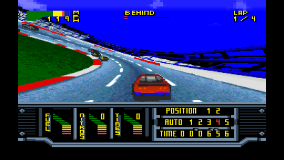 Kyle Petty's No Fear Racing Screenshot 6 (Super Nintendo (US Version))