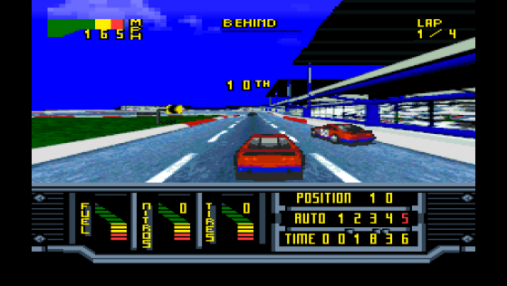 Kyle Petty's No Fear Racing Screenshot 15 (Super Nintendo (US Version))