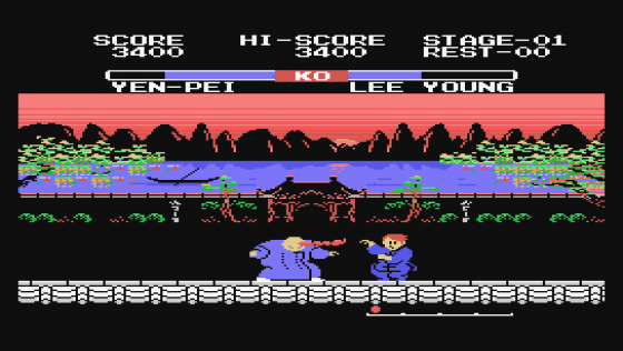 Yie-Ar Kung Fu II Screenshot 6 (Spectravideo 328)