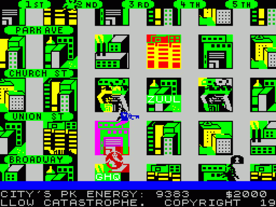 Ghostbusters Screenshot 16 (Spectrum 128K)