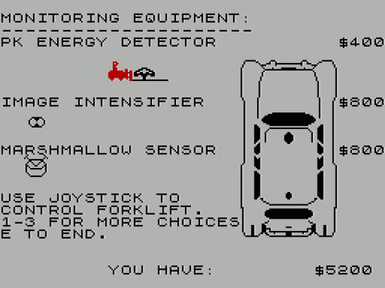 Ghostbusters Screenshot 20 (Spectrum 128K)