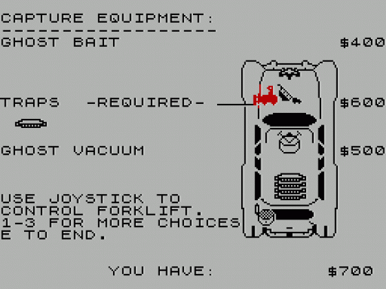 Ghostbusters Screenshot 23 (Spectrum 128K)