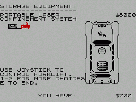 Ghostbusters Screenshot 24 (Spectrum 128K)