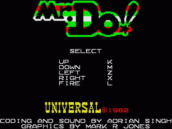 Mr. Do! Screenshot 10 (Spectrum 128K/+2/+3)