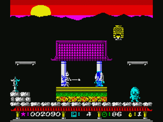 Seto Taisho Vs. Yokai (German Version) Screenshot 7 (Spectrum 128K)