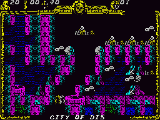 Godkiller 2: Exile (English Version) Screenshot 11 (Spectrum 128K)