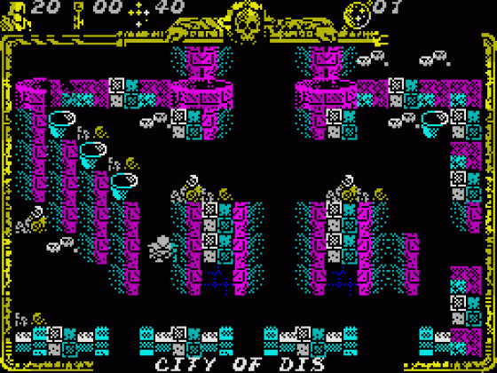 Godkiller 2: Exile (English Version) Screenshot 12 (Spectrum 128K)