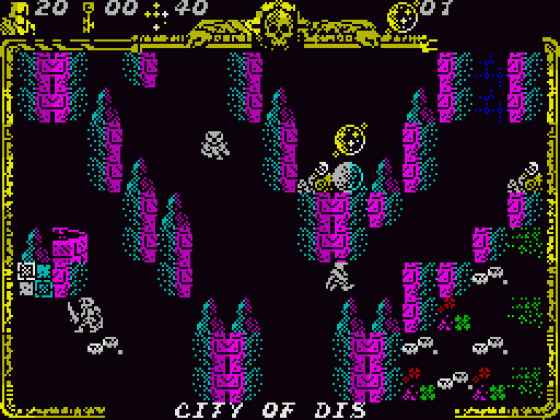 Godkiller 2: Exile (English Version) Screenshot 13 (Spectrum 128K)