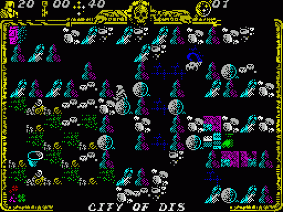 Godkiller 2: Exile (English Version) Screenshot 14 (Spectrum 128K)