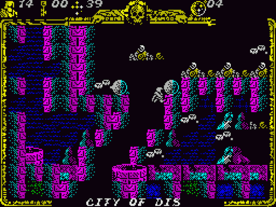 Godkiller 2: Exile (English Version) Screenshot 24 (Spectrum 128K)