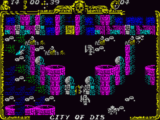 Godkiller 2: Exile (English Version) Screenshot 25 (Spectrum 128K)