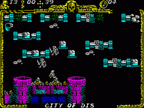 Godkiller 2: Exile (English Version) Screenshot 27 (Spectrum 128K)