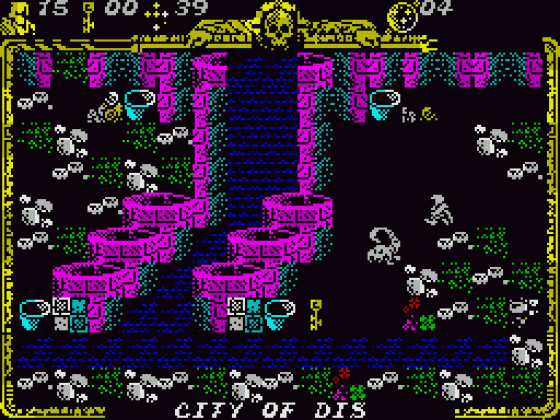 Godkiller 2: Exile (English Version) Screenshot 29 (Spectrum 128K)