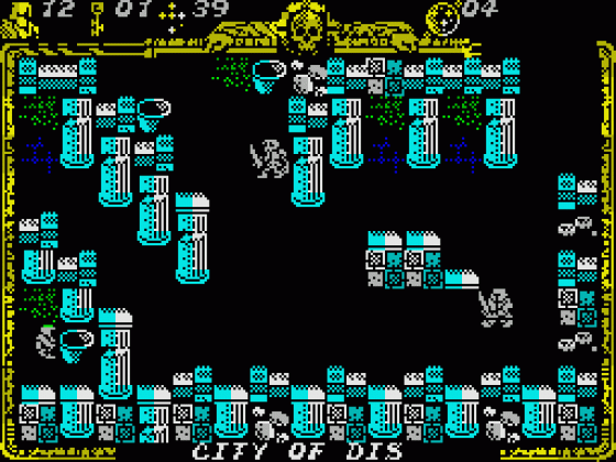 Godkiller 2: Exile (English Version) Screenshot 31 (Spectrum 128K)